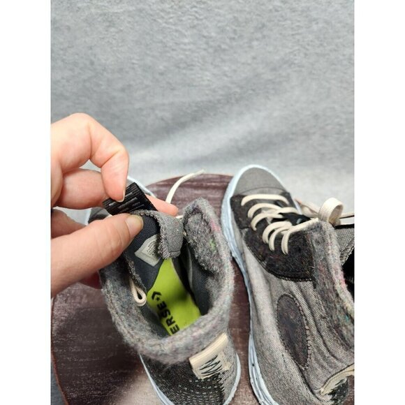 Converse Chuck Taylor All Star High-Top Sneakers Gray & Black Size 6.5 renew - Picture 10 of 14